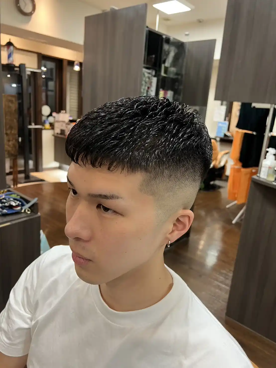 メンズカット・アイロンパーマ